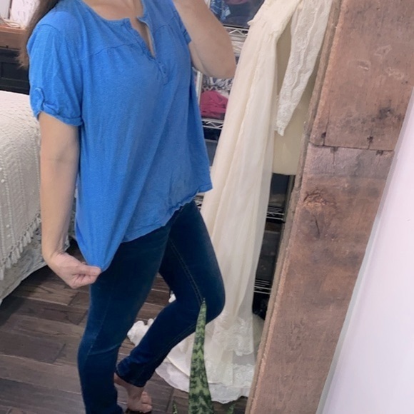 Croft and Barrow blue top size 2X - Picture 2 of 5